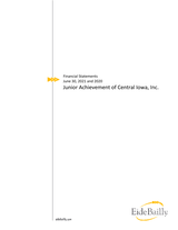 2020-2021 JA of Central Iowa Financial Reports (Audit) cover